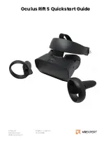 VR Expert Oculus Rift S Quick Start Manual предпросмотр