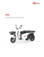 Preview for 1 page of vRbikes vR3 Operating Instructions Manual