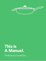 Vremi Sizzlesaurus Sauté Manual preview