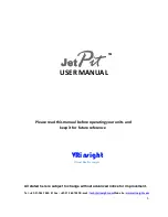 Preview for 1 page of VRinsight jetpit User Manual