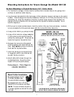 Preview for 5 page of Vroom GF-120 Installation And Operating Instructions Manual