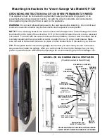 Preview for 7 page of Vroom GF-120 Installation And Operating Instructions Manual