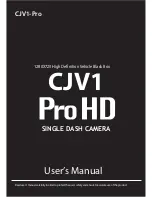 Предварительный просмотр 1 страницы VRS Fleet Products CJV1 Pro HD User Manual