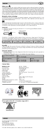 Preview for 2 page of VS LIGHTING SOLUTIONS Blu2Light MultiSensor XS Manual