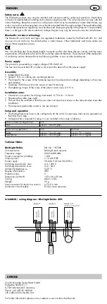 Preview for 2 page of VS LIGHTING SOLUTIONS Blu2Light Relais Quick Start Manual