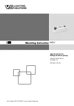 VS LIGHTING SOLUTIONS iMCU Mounting Instruction preview