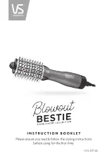 VS Sassoon BLOWOUT BESTIE Instruction Booklet предпросмотр