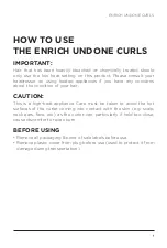 Preview for 9 page of VS Sassoon Enrich Undone Curls Instruction Booklet