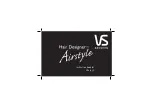 Предварительный просмотр 1 страницы VS Sassoon Hair Designer Airstyle VS2725A Instruction Booklet