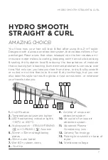 Preview for 7 page of VS Sassoon HYDRO SMOOTH STRAIGHT & CURL VSS3290A Instruction Booklet