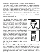 Preview for 10 page of VS Sassoon I-TRIM STUBBLE+ VS7855A Instruction Booklet