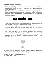 Preview for 4 page of VS Sassoon i-Twin Trim VSM155A Instructions For Use Manual