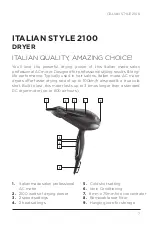 Предварительный просмотр 7 страницы VS Sassoon ITALIAN STYLE 2100 Instruction Booklet