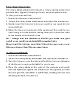 Preview for 15 page of VS Sassoon Metro Groom Instructions For Use Manual