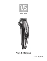 VS Sassoon Pro-50 intensive VS955A Manual предпросмотр