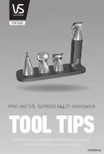 Preview for 1 page of VS Sassoon PRO METAL Series Manual