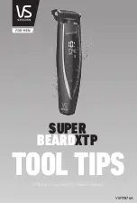 VS Sassoon SUPER BEARD XTP VSM7876A Tool Tips preview