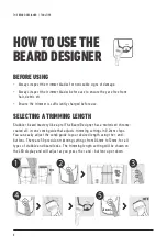 Preview for 8 page of VS Sassoon The Beard Designer Manual