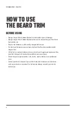 Preview for 8 page of VS Sassoon THE BEARD TRIM VSM7840A Tool Tips