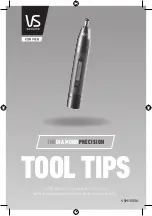 Preview for 1 page of VS Sassoon The Diamond Precision VSM1000A Tool Tips