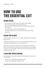 Предварительный просмотр 8 страницы VS Sassoon THE ESSENTIAL CUT Tool Tips