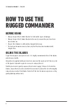 Preview for 8 page of VS Sassoon THE RUGGED COMMANDER Manual