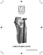 VS Sassoon Turbo Power Clipper VSM318DNA Manual preview