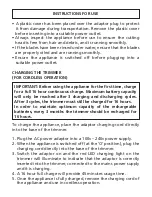 Preview for 6 page of VS Sassoon VS7863A Instructions For Use Manual