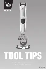 Preview for 1 page of VS Sassoon VSM189RA Tool Tips