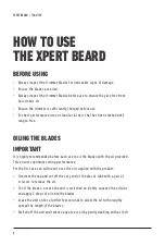 Preview for 8 page of VS Sassoon Xpert Beard VSM7865A Tool Tips