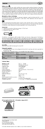 Preview for 2 page of VS Blu2Light MultiSensor XL Quick Start Manual