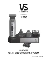 Preview for 1 page of VS I-GROOM VS7836A Instruction Manual