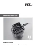 vse VSI+ High Definition Flow Meter Operating Manual preview