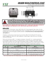 Preview for 1 page of VSI SF-PB Quick Setup Manual