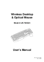 Preview for 1 page of VSO TECHNOLOGY JK-760G24 User Manual