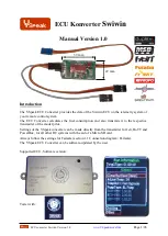 VSpeak ECU Konverter Swiwin Manual preview