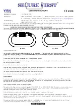 VSPL VIRAJ SECURE FIRST SF-1102 User Instructions preview