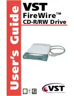 VST FireWire CD-R/RW Drive User Manual preview