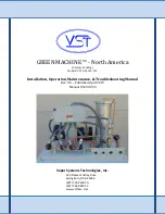 VST GREEN MACHINE  VST-GM-CS2-101 Installation, Operation, Maintenance, & Troubleshooting Manual предпросмотр