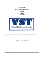 VST S-810 Installation Instructions Manual preview