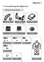 Предварительный просмотр 22 страницы Vstone Robovie-X Assembly Manual