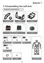 Предварительный просмотр 24 страницы Vstone Robovie-X Assembly Manual