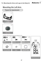 Предварительный просмотр 48 страницы Vstone Robovie-X Assembly Manual