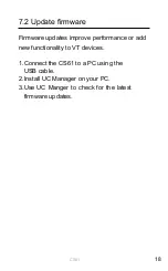 Preview for 18 page of VT CS61 User Manual