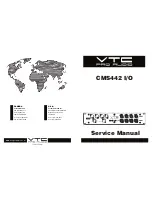 VTC Pro Audio CMS442 I/O Service Manual preview