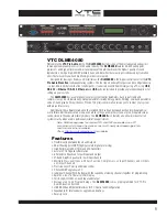 Preview for 3 page of VTC Pro Audio DLMS4080 Owner'S Manual