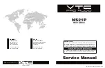 VTC Pro Audio Inception NS21P Service Manual preview