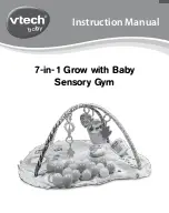 Preview for 1 page of VTech Baby 7-in-1 Grow with Baby Sensory Gym Instruction Manual