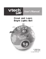 Preview for 1 page of VTech Baby Crawl and Learn Bright Lights Ball User Manual