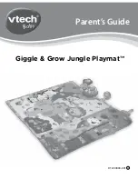 VTech Baby Giggle & Grow Jungle Playmat Parent Manual & Instructions предпросмотр